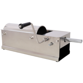 5L 11LBS Horizontal Sausage Stuffer,Stainless Steel,Manual Sausage Maker,With 4PCS Filling Nozzles, For Home  Commercial Use (Color: Silver)