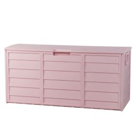 Yard Plastic Storage Box (Color: Pink)