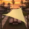 Artpuch 14'X20'Customize Sand Sun Shade Sail Commercial Standard UV Block 185 GSM, Water and Air Permeable, Heavy Duty