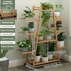 Multi-layer Flower Rack With Wheels (Option: 9tier flower rack)