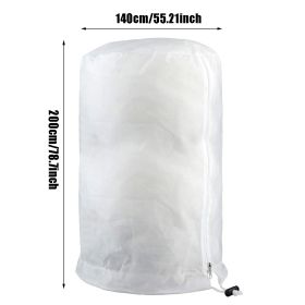 1PC Plant Covers Freeze ProtectionLarge Frost Cloths Blankets With Zipper Drawstring (Option: W13732775)